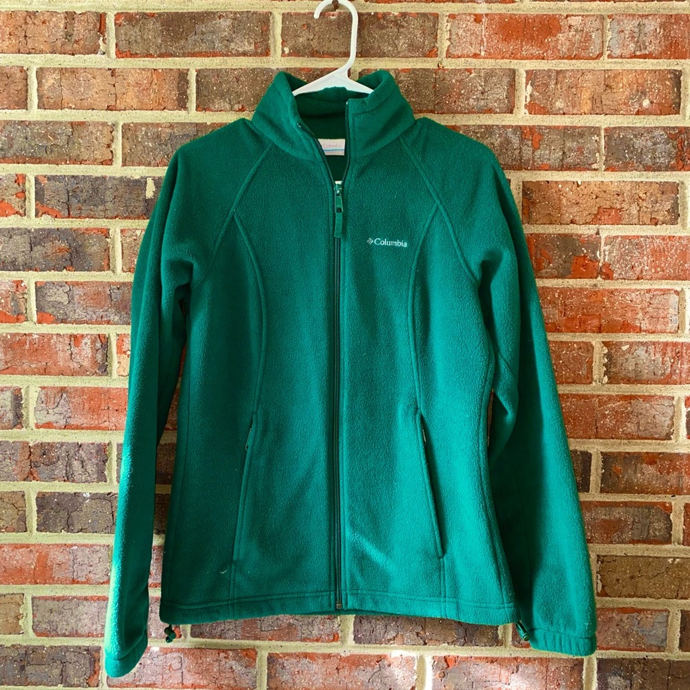 Women’s S Columbia Green Fleece Jacket